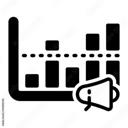 Average icon, glyph icon style