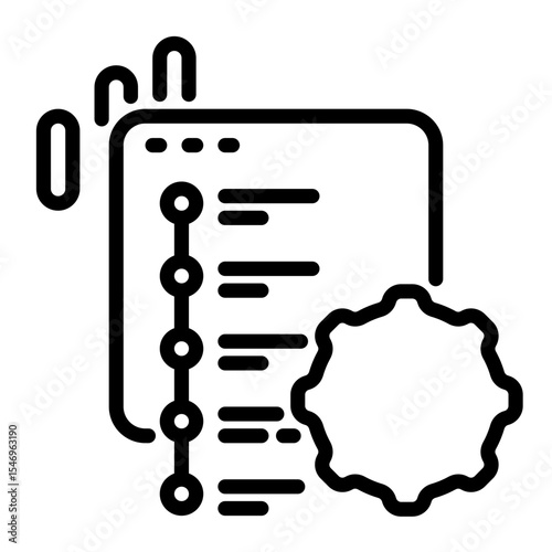 SEO icon, line icon style