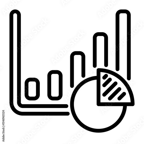 growth icon, line icon style
