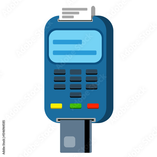 Editable Vector Portable Card Reader Icon