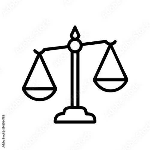 scales of justice vector illustration