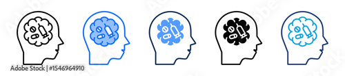Drug Addiction multiple icon