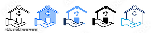 Home Care multiple icon