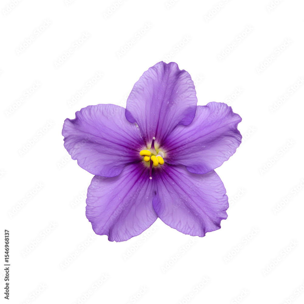 Fototapeta premium Purple tropical hibiscus flower in full bloom