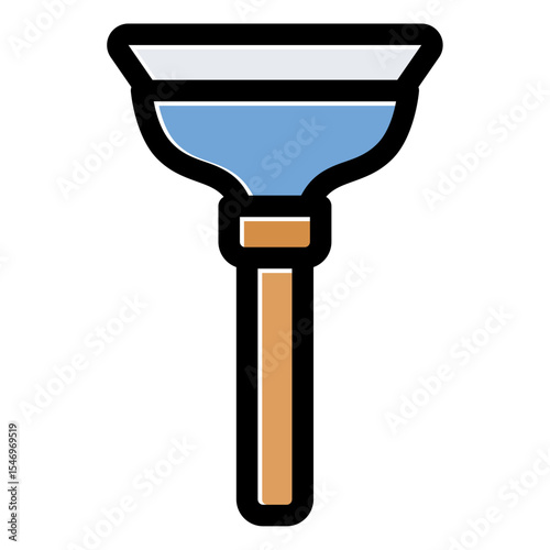 rubber squeegee icon