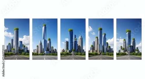 Green Cityscape Evolution: Sustainable Urban Development Concepts