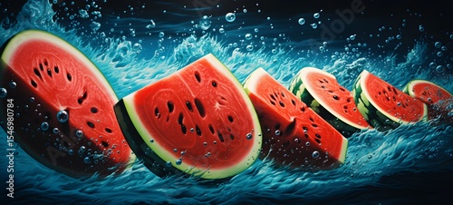 galaxy version of water melon World,ai generative