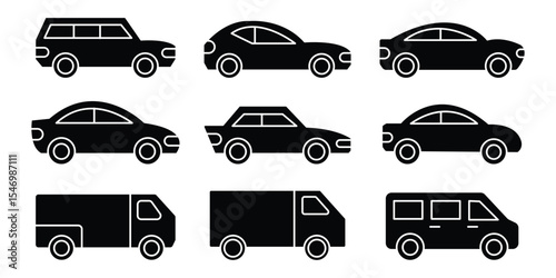 car icon set. car icon.