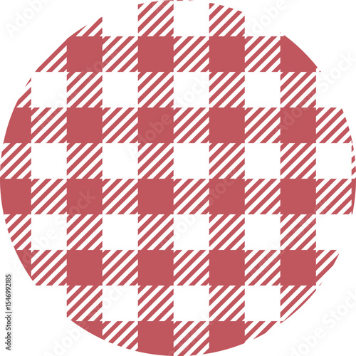 Pattern5- gingham check - red