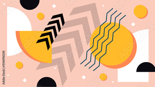 Abstract pink geometric design suitable for background patterns, web graphics, and digital artwork requiring modern and vibrant visuals.
