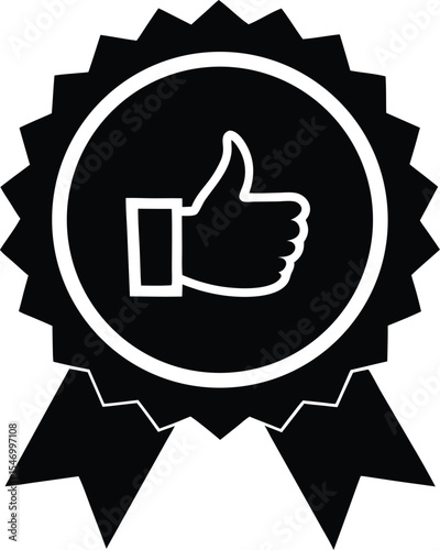 Thumbs Up Award Badge