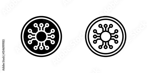 Modern cryptocurrency glyph icons featuring digital coin symbols perfect for crypto exchanges and blockchain applications