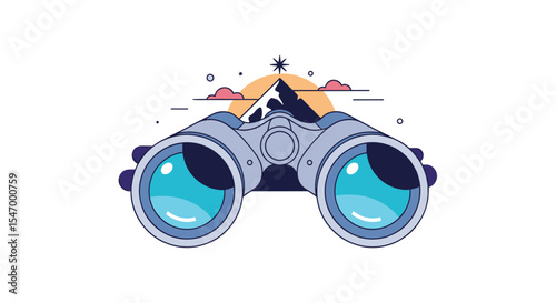 Adventure awaits explore the world with precision and vision through binoculars design