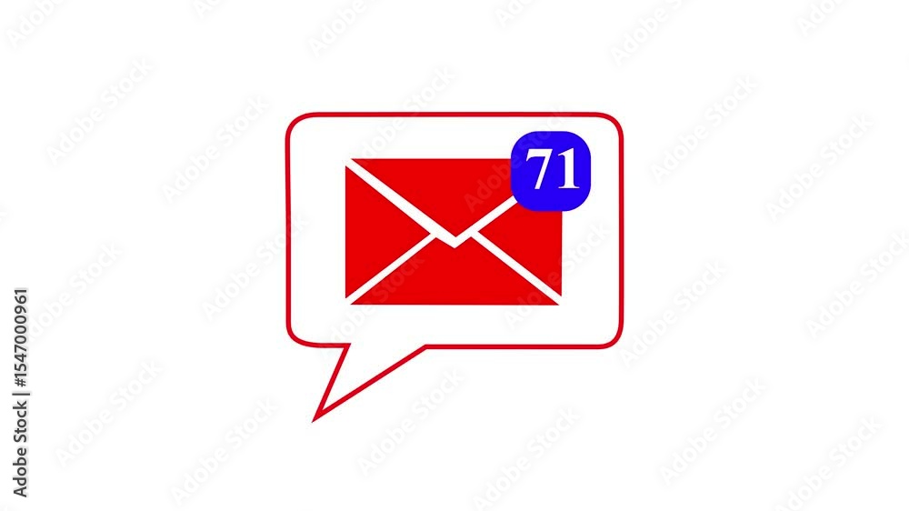 abstract Message Alert Icon Animation – Notification Badge for App. New Message 71 Notification Badge Icon for Mobile. abstract Message Alert Icon Animation – Notification Badge for App. New Message 71 Notification Badge Icon for Mobile.