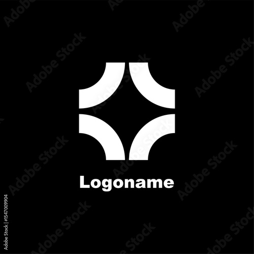 Logo modern. Icon Technology. Simple.