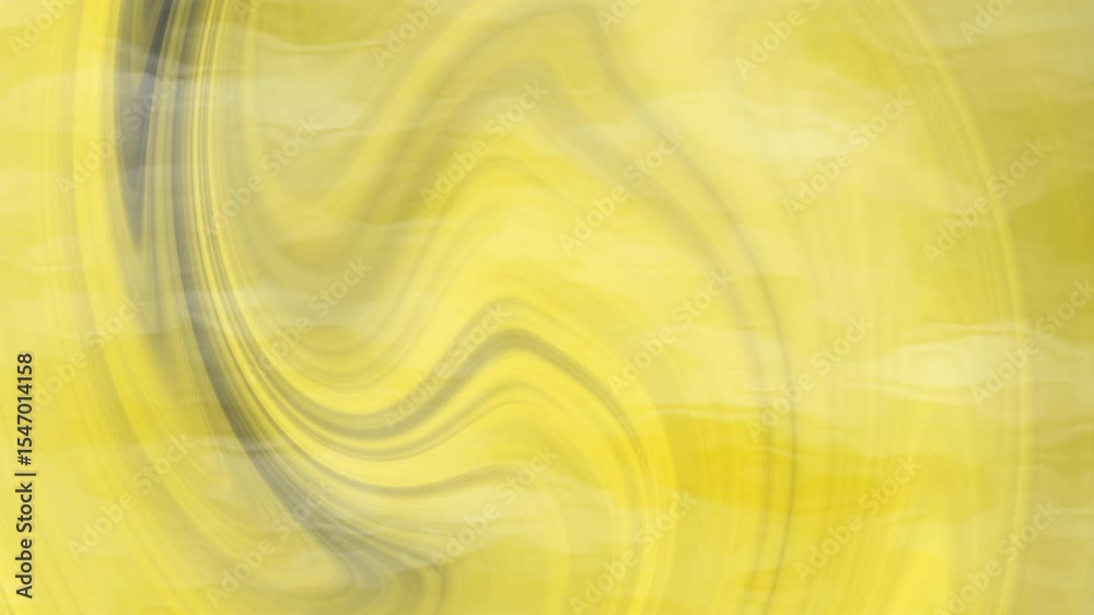 Dieser faszinierende abstrakte Hintergrund zeigt einen faszinierenden gelben Wirbel mit einem fließenden, wellenförmigen Muster, das ein Gefühl von Dynamik und Bewegung vermittelt