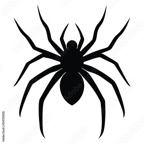 A striking illustration for a tattoo design features a black and white spider on a web, alongside a black and yellow flower, evoking a sense of arachnid danger and nature's intricate beauty