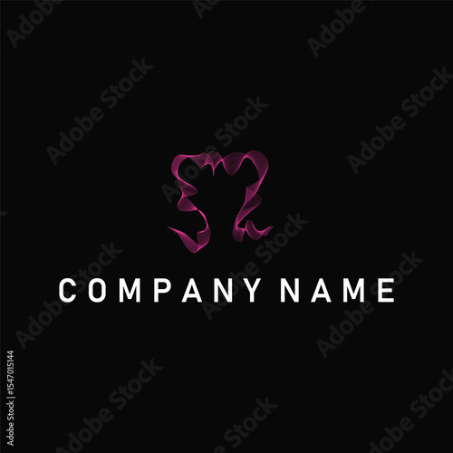 sound wave logo design concept modern simple line music wave with colorful color illustration brand symbol, poster template