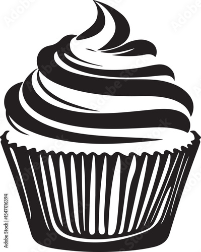 Silhouette Cup Cake