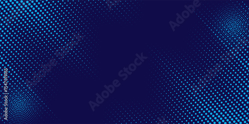 Abstract blue dynamic wavy line dotted texture ,Dark blue background with copy space. Modern futuristic simple dots pattern, vector illustration eps10