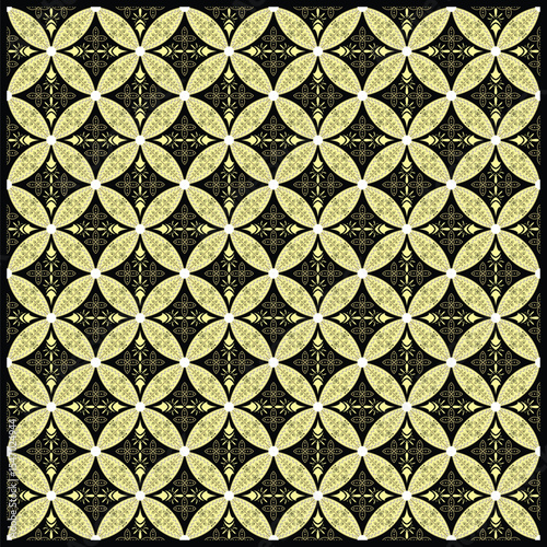 circle batik motif pattern traditional