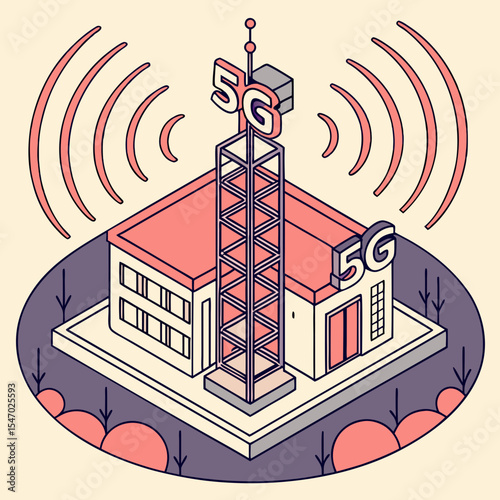 5G Cellular Tower Infrastructure High-Speed Network Deployment and Coverage Enhancement for Urban and Rural Areas