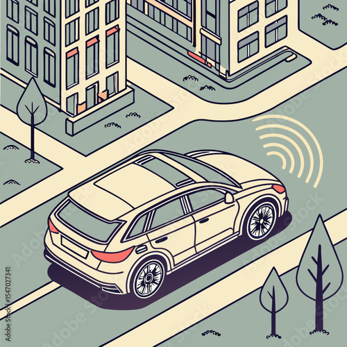 Autonomous Vehicle Navigation System Smart City Intersection Maneuvers and Sensor Technology