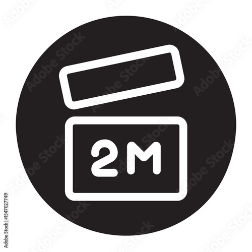2 months gradient icon