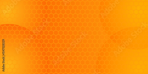 Yellow honey hive honeycombs. Hexagonal cells texture. Honeycomb grid honeyed. Vector illustration.
