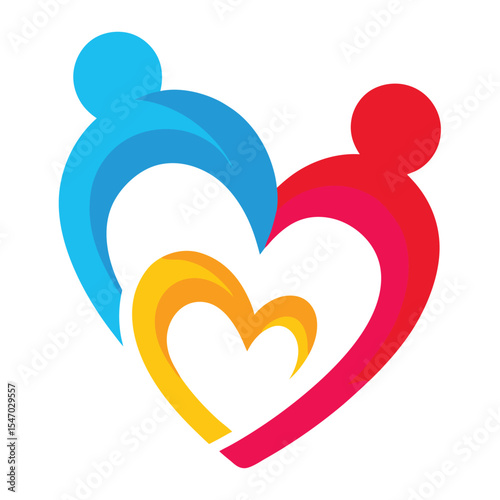 Black graffiti style heart with arrow piercing vector illustration on white background