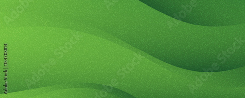 Noisy grain texture effect green and lime color gradient banner background. green grain texture background