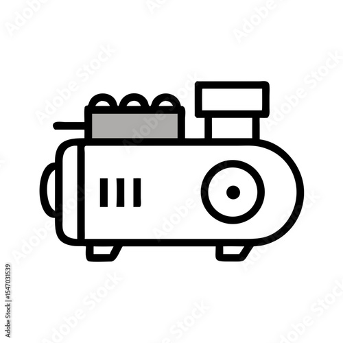 Abstract background with rectangle and black field simplicity