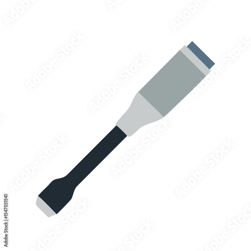 Screwdriver flat icon illustration for construction and repair purposes