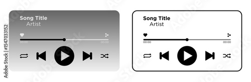 music media player user interface