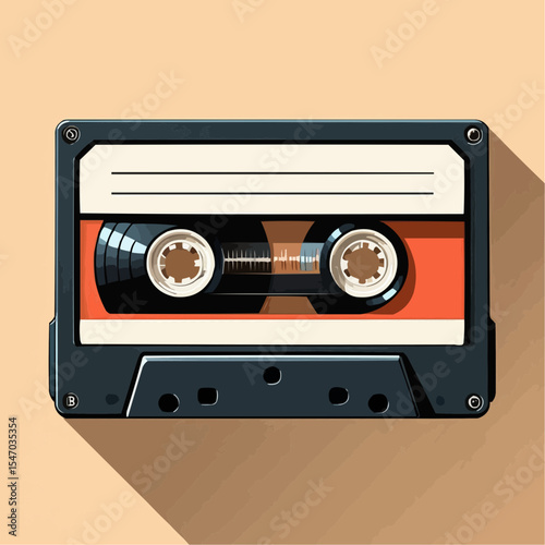 audio cassette tape vibes in pastel