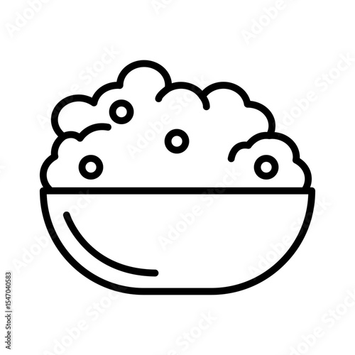 Lineart Icon salad