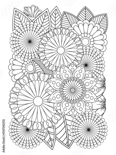  Zentangle Coloring Pages -for Adult