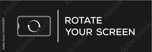 rotate your screen for better experience template