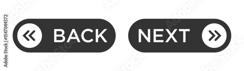 back and next button user interface