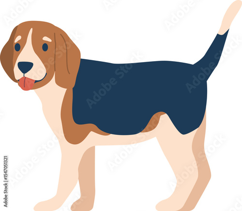 Cute puppy pet animal vector illustration