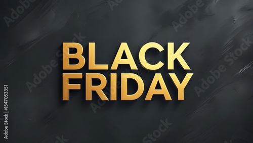 Black Friday Sale Banner with Bold Typography