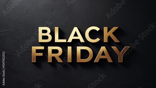 Black Friday Sale Banner with Bold Typography