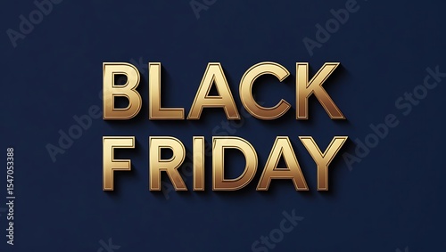 Black Friday Sale Banner with Bold Typography