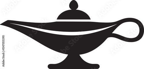 Mystical Magic Lamp Graphic