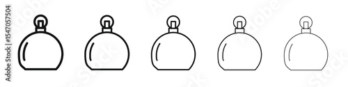Perfume bottle icon design, logo, app, UI. Vector illustration, EPS