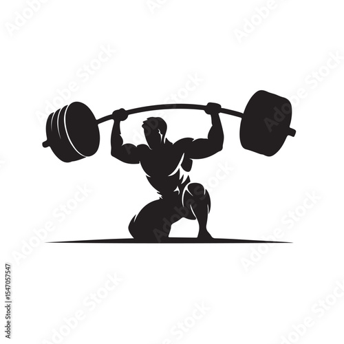 gym silhouettes , Fitness exercise silhouettes