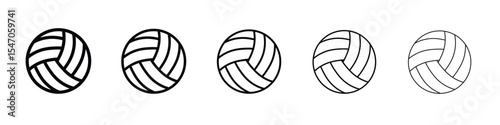 Volleyball icon design, logo, app, UI. Vector illustration, EPS