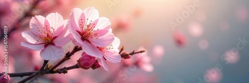 Serene close-up of blossoming flowers gently swaying in a soft breeze, conveying a sense of calm and peaceful relaxation Perfect for spa, wellness, or nature-themed projects , bloom, pastel, delicate