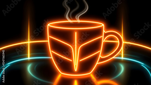 neon cup art