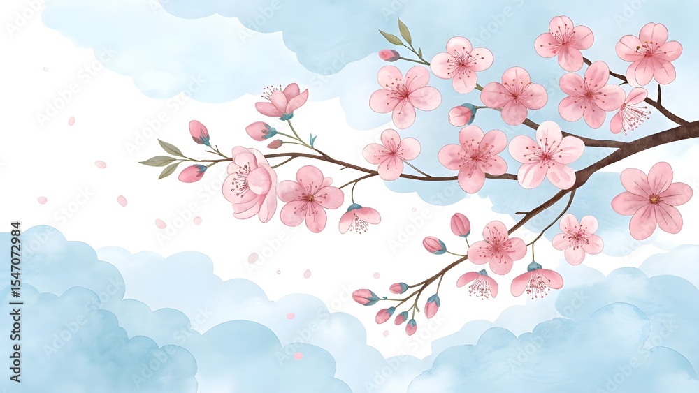 Blossoming Sakura Dreams
Watercolor Serenity Blossoming Sakura Dreams
Watercolor Serenity